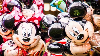 Balões do Mickey e da Minnie