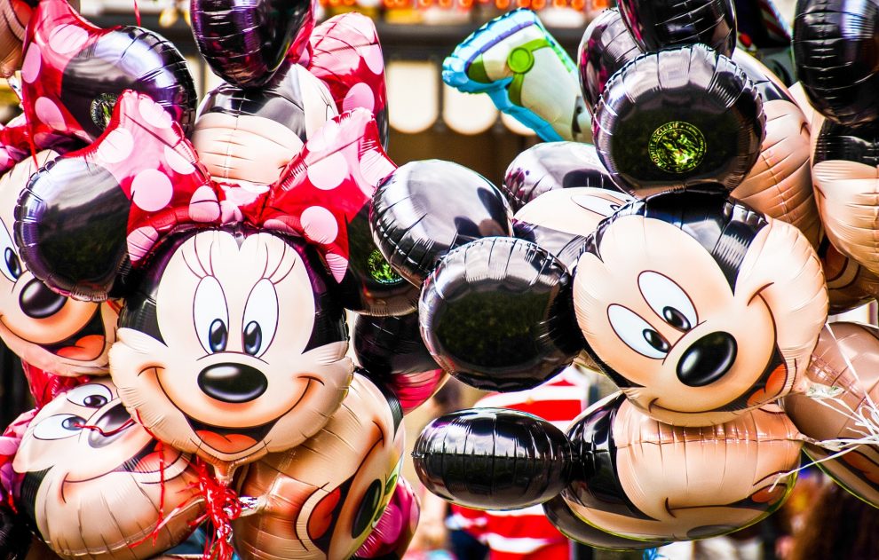 Balões do Mickey e da Minnie