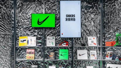 Conceito de compras Nike Style