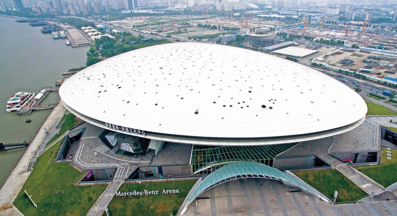 Pontos turísticos em Xangai: Mercedes Benz Arena