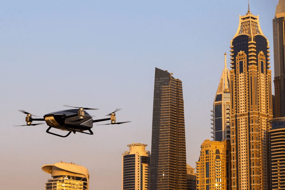 Carro voador em Dubai