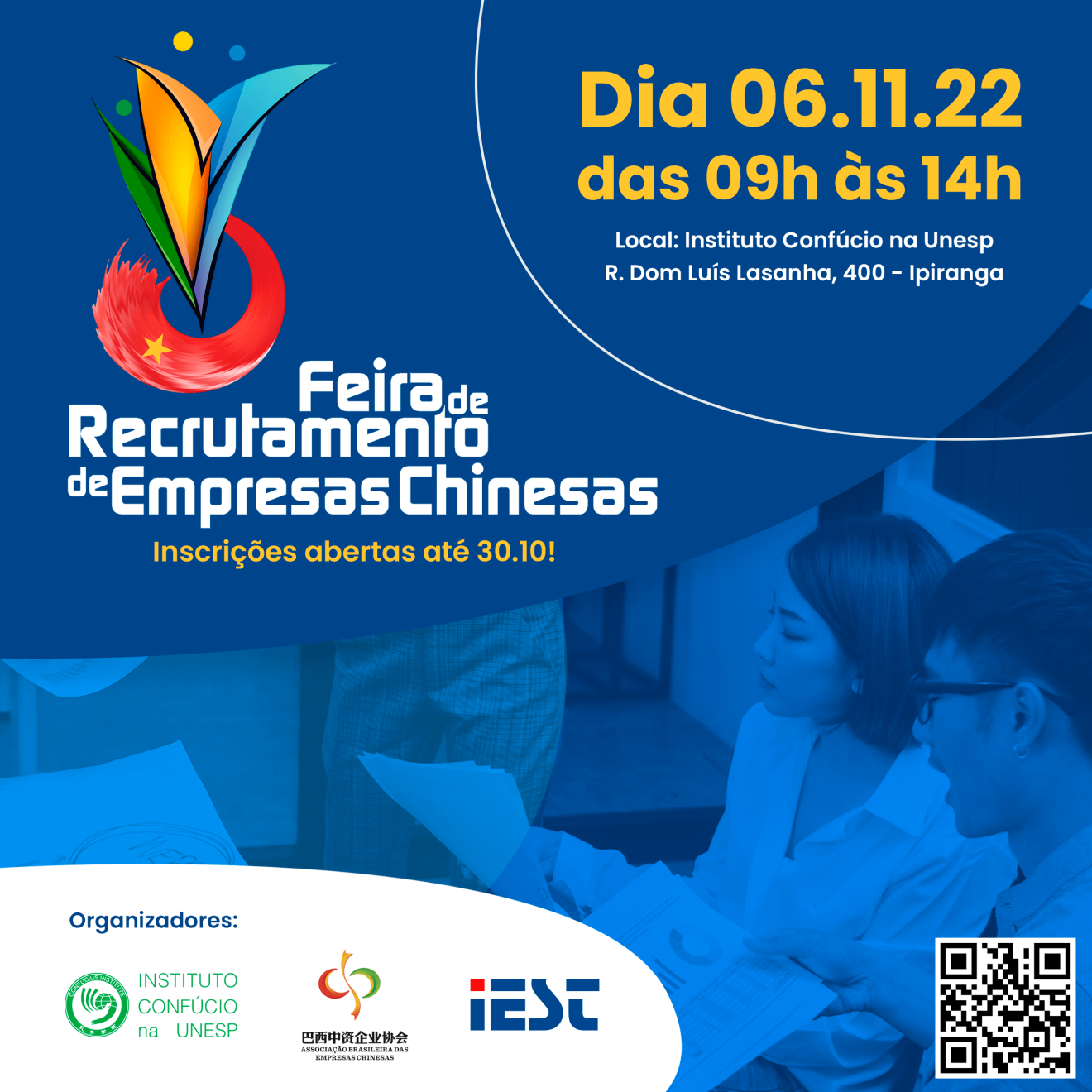 Empresas chinesas realizam 5ª edição de feira de recrutamento