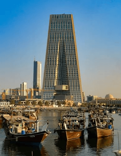 Edifício da nova sede do BC na cidade de Kuwait, capital do Kuwait.
