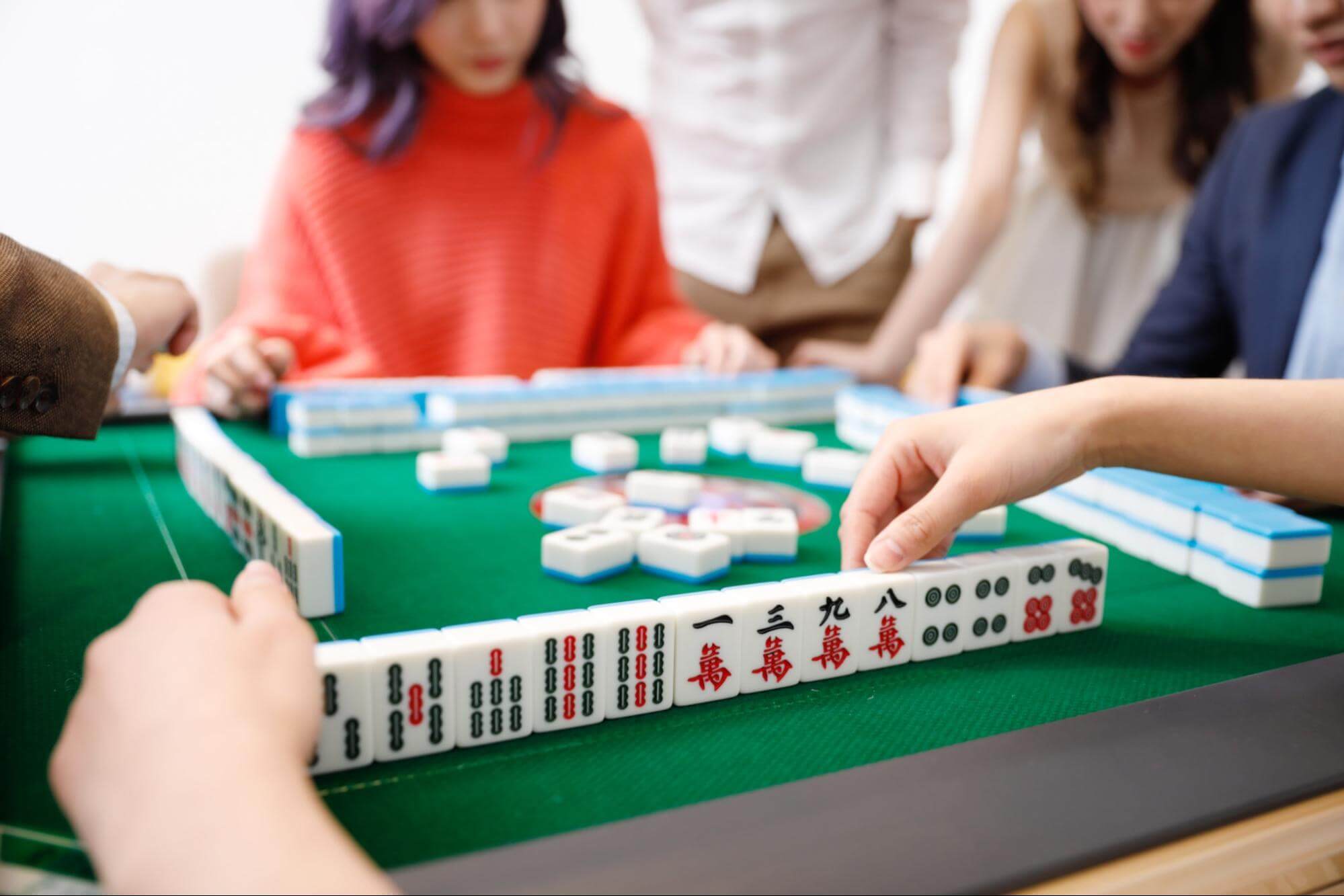 competição de Mahjong
