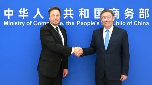 visita de Elon Musk à China