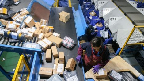 Serviço de entrega na China