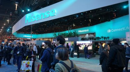 Exibição Hisense CES 2025