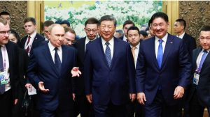 Reunião internacional na China