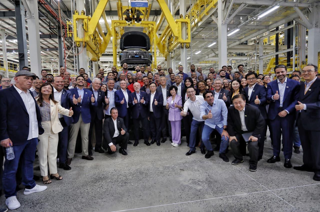 BYD fábrica na Bahia