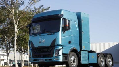 Caminhões pesados a hidrogênio