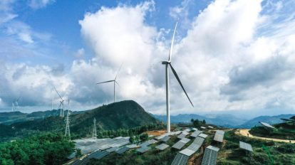 liderança em energia eólica