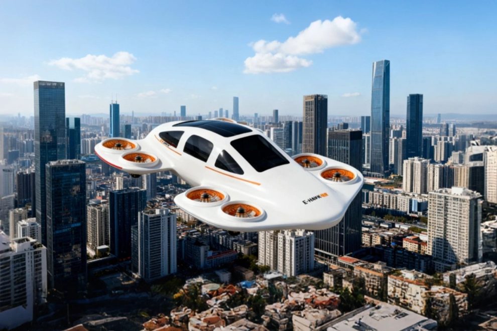 Avião a jato da China