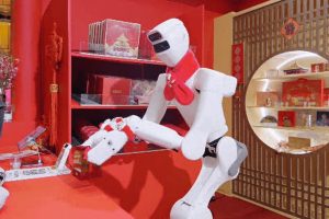 Robôs comércio Pequim