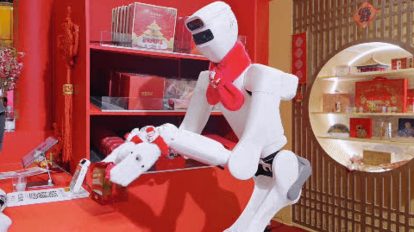 Robôs comércio Pequim