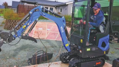 Mini escavadeiras chinesas