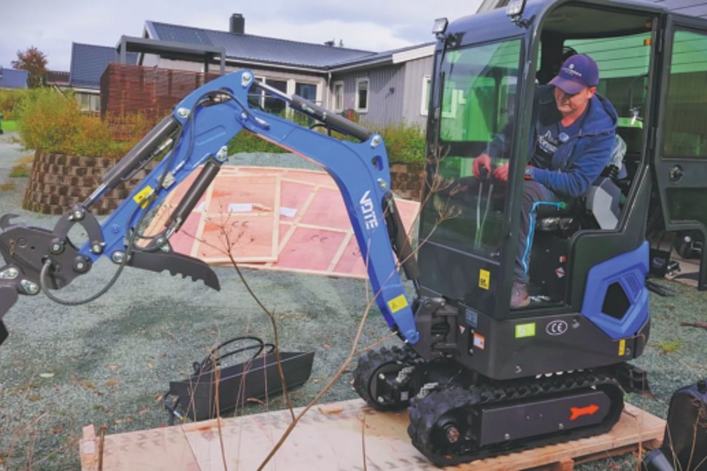 Mini escavadeiras chinesas