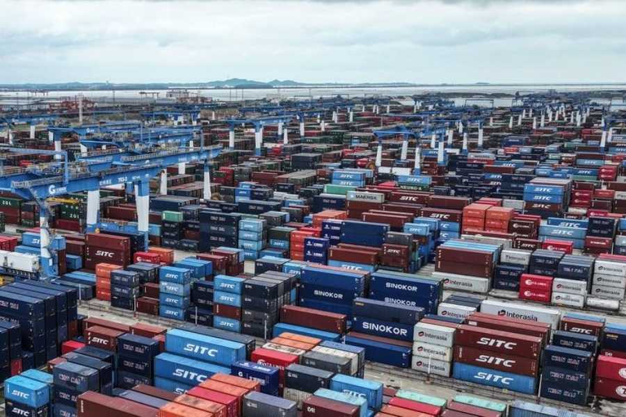 exportações da China em maio