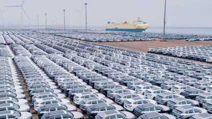 Veículos exportados pela China