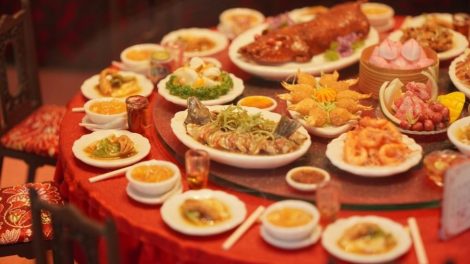 jantar de negócios com chineses